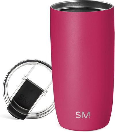 Taza viaje acero inox con tapa abatible 16oz