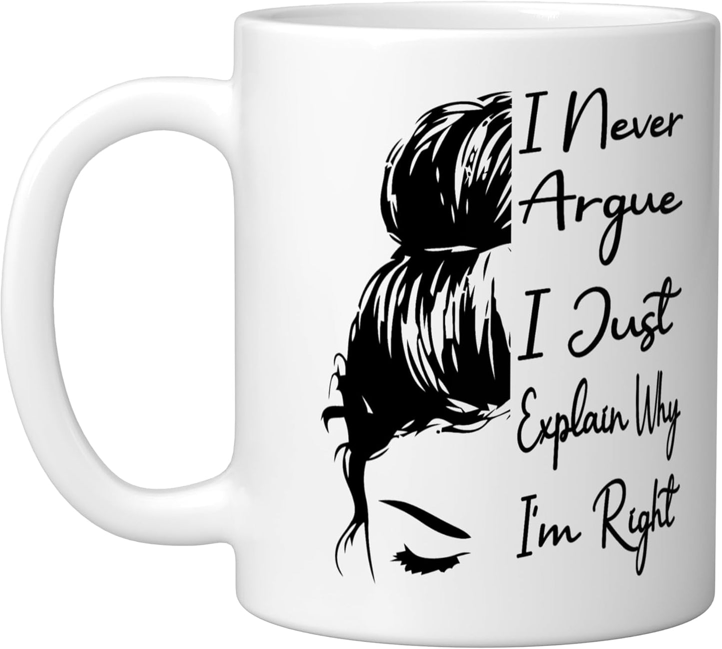 Taza Cerámica Blanca con Frase