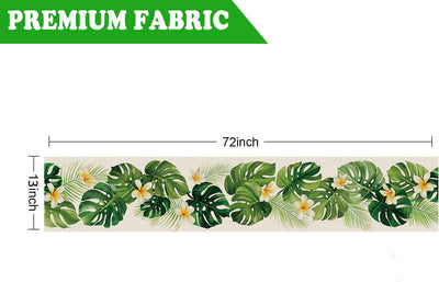Camino mesa verano palmeras tropicales 13x72pulg