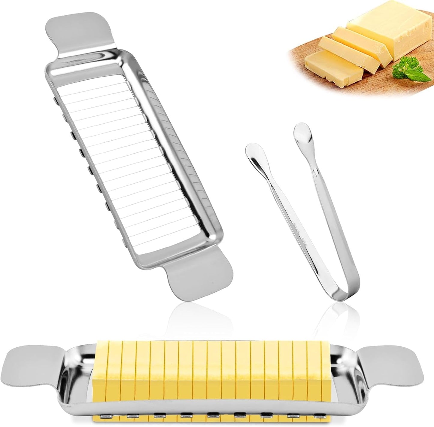 Cortador multiusos acero inox para queso mantequilla huevos