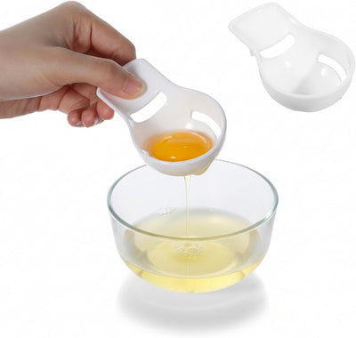 Separador de clara y yema de huevo de plástico ABS blanco