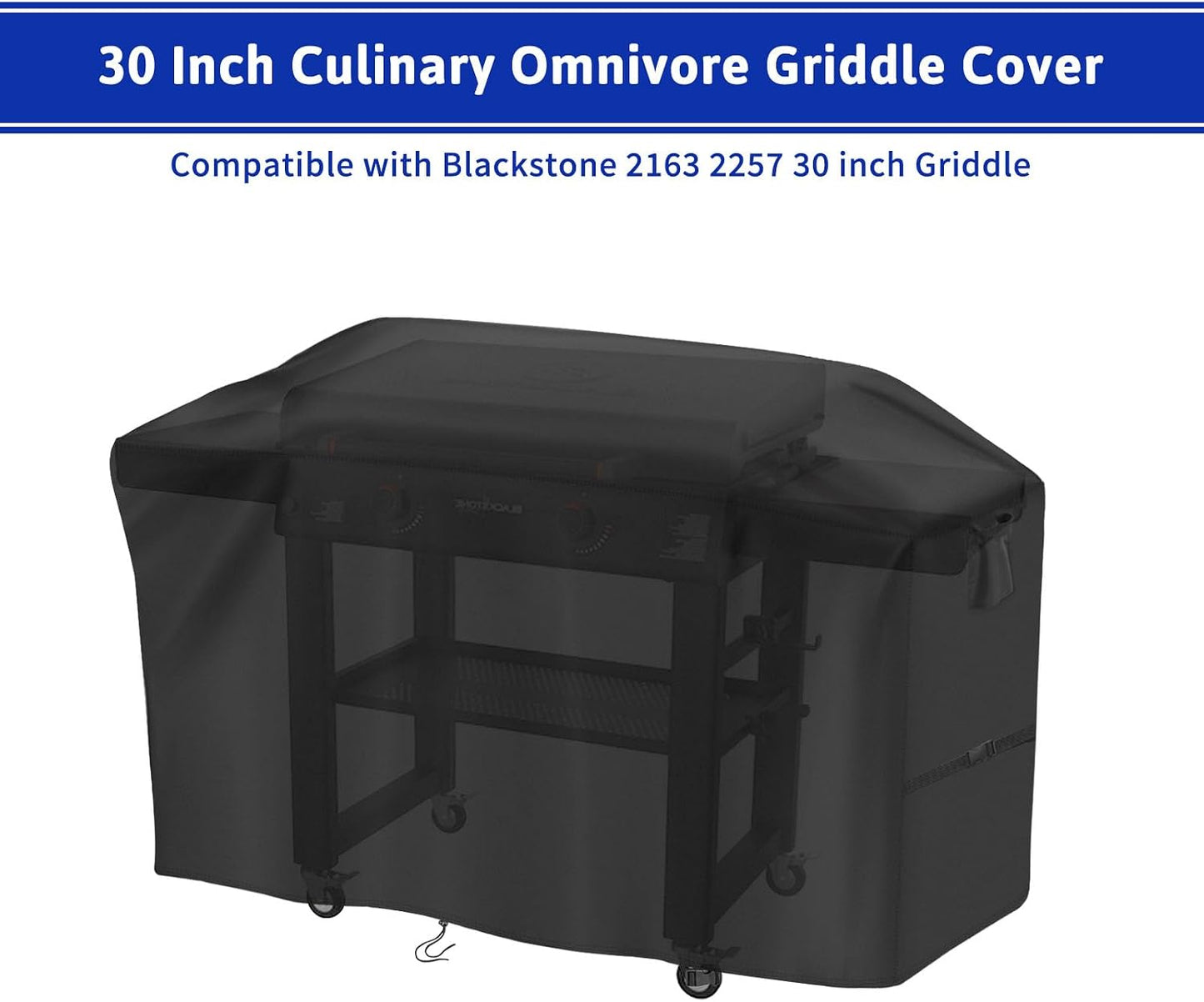 Cubierta parrilla Blackstone 30pulg con capucha impermeable