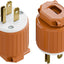 Enchufe naranja NEMA 5-15P 15A 125V comp cables