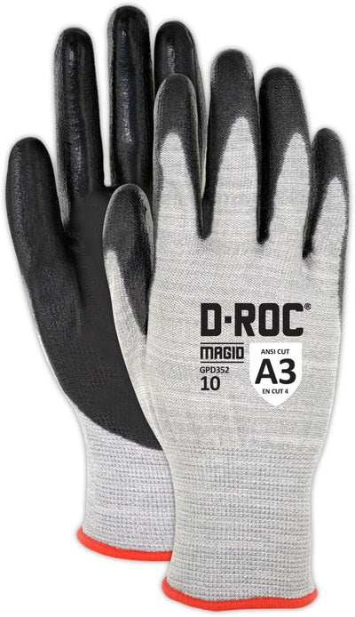 Guantes ESD con palma PU tamaño 10/XL