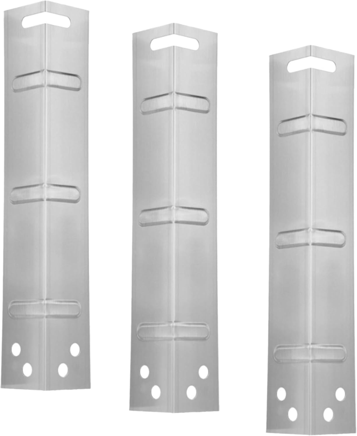 Set 3 placas acero inox para 3 quemadores Walmart