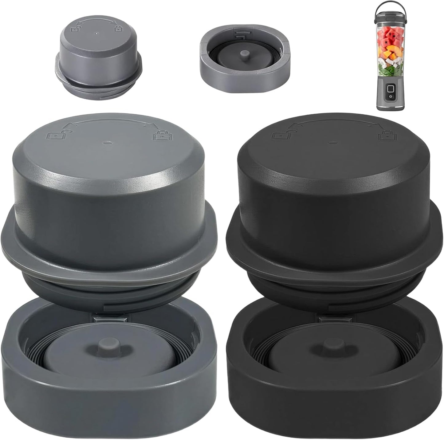 Set 2 Pzas Cubierta Cuchilla Tapa Recipiente Comp BC100