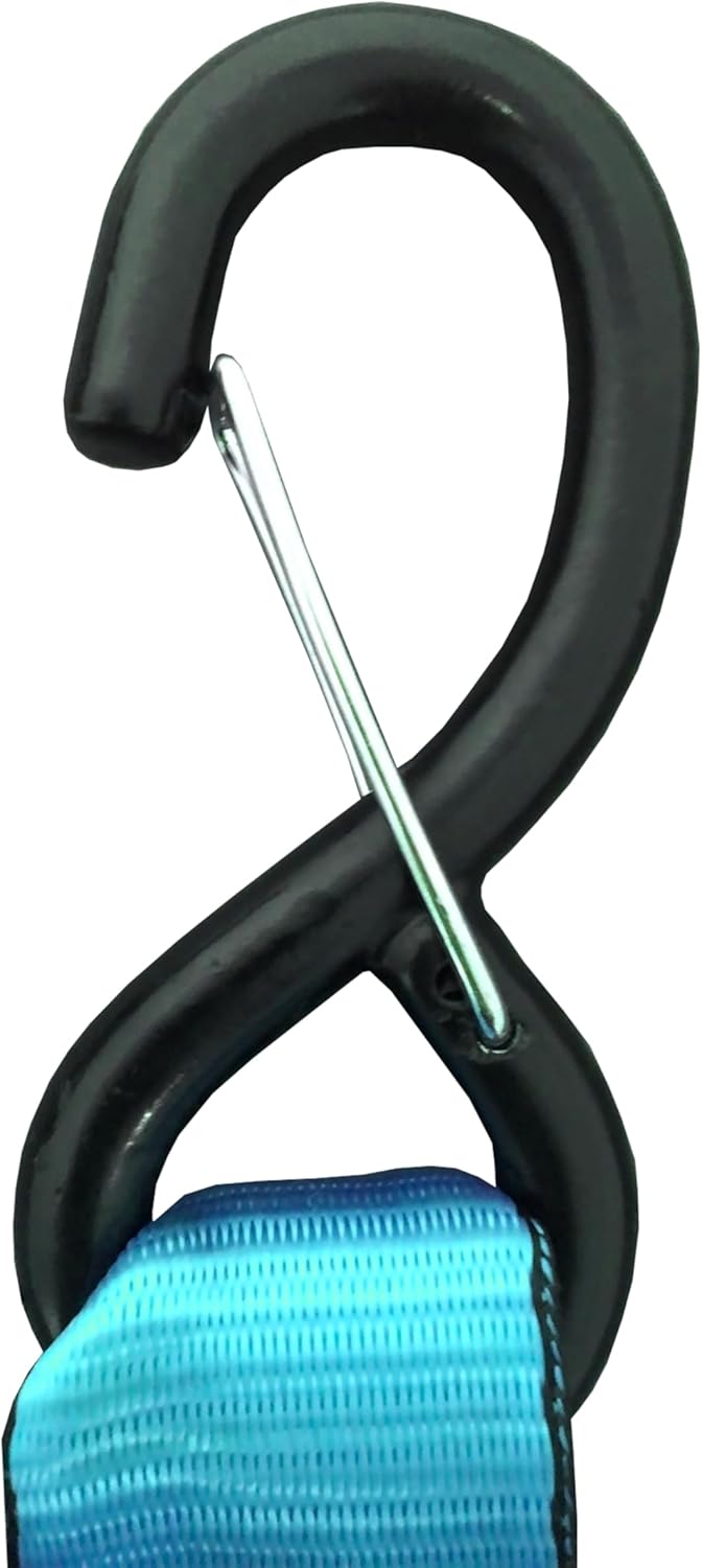 Trinquete azul 1pulg x12ft set 2 correas carga