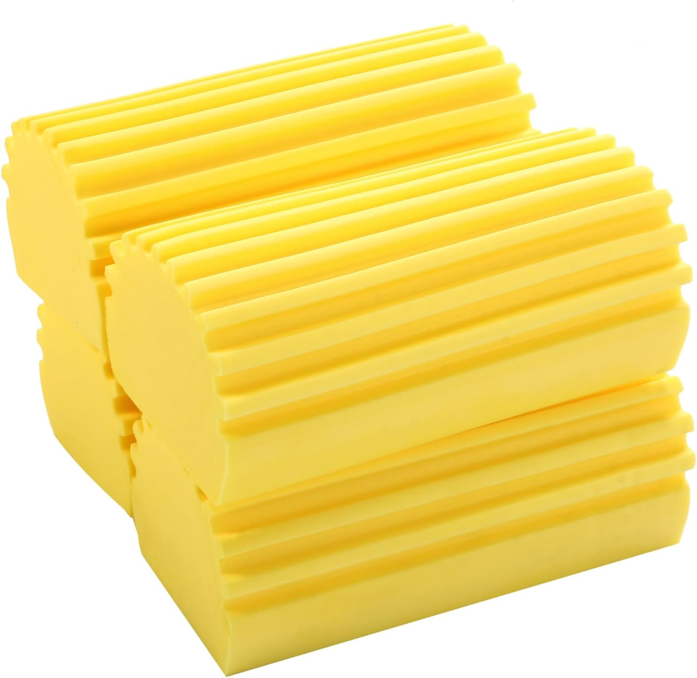 Set 4 cepillos esponja limpieza húmeda para ventanas coche