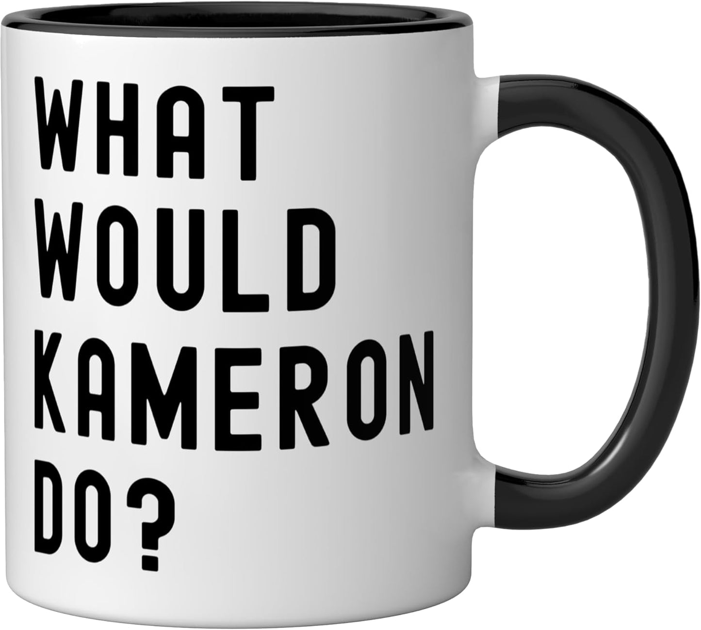 Taza Cerámica Would Kameron Do Negro/Blanco