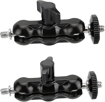 Brazo mágico universal rosca 1/4-20 negro 2 pzas