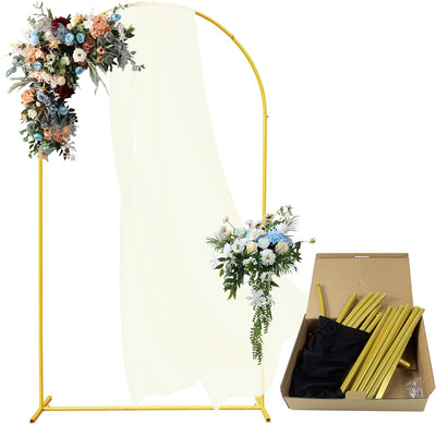 Soporte metal arco boda 6.6ft para fiestas bodas graduaciones