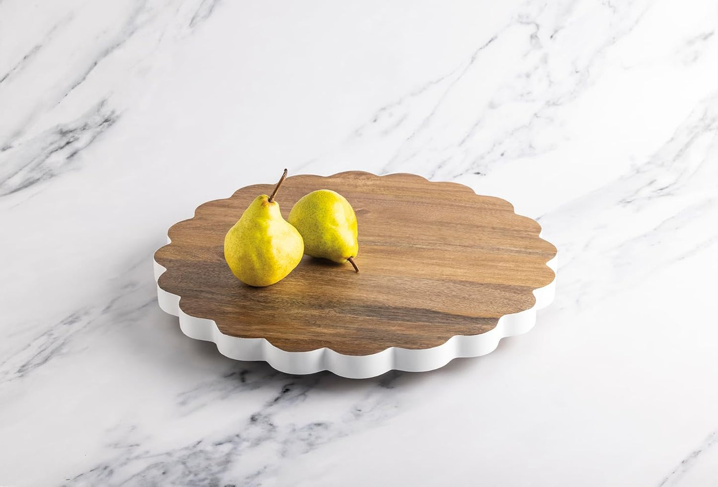 Lazy Susan Madera Festoneada