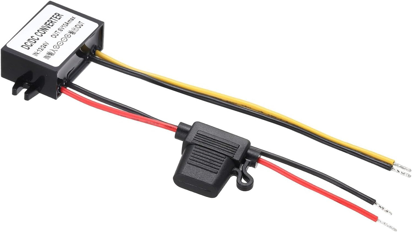 Convertidor CC 12/24V a 6V 10A 60W para coche