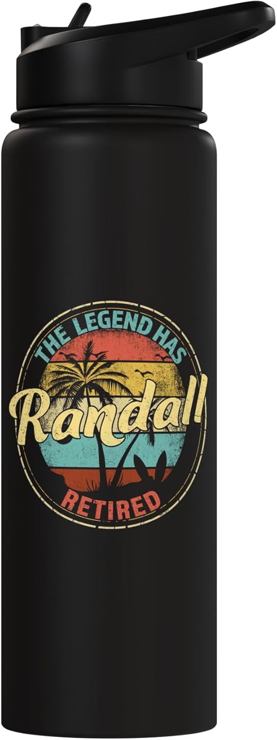 Bottella de agua acero inoxidable aislada personalizada Legend Has Retired
