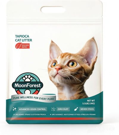 Arena para gatos con poco polvo control de olores natural