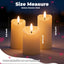 Velas LED sin llama para San Valentín 3uds decoración romántica