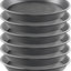 6 Pzas Bandejas Platillo 10pulg Gris Base Maceta PP Resistente