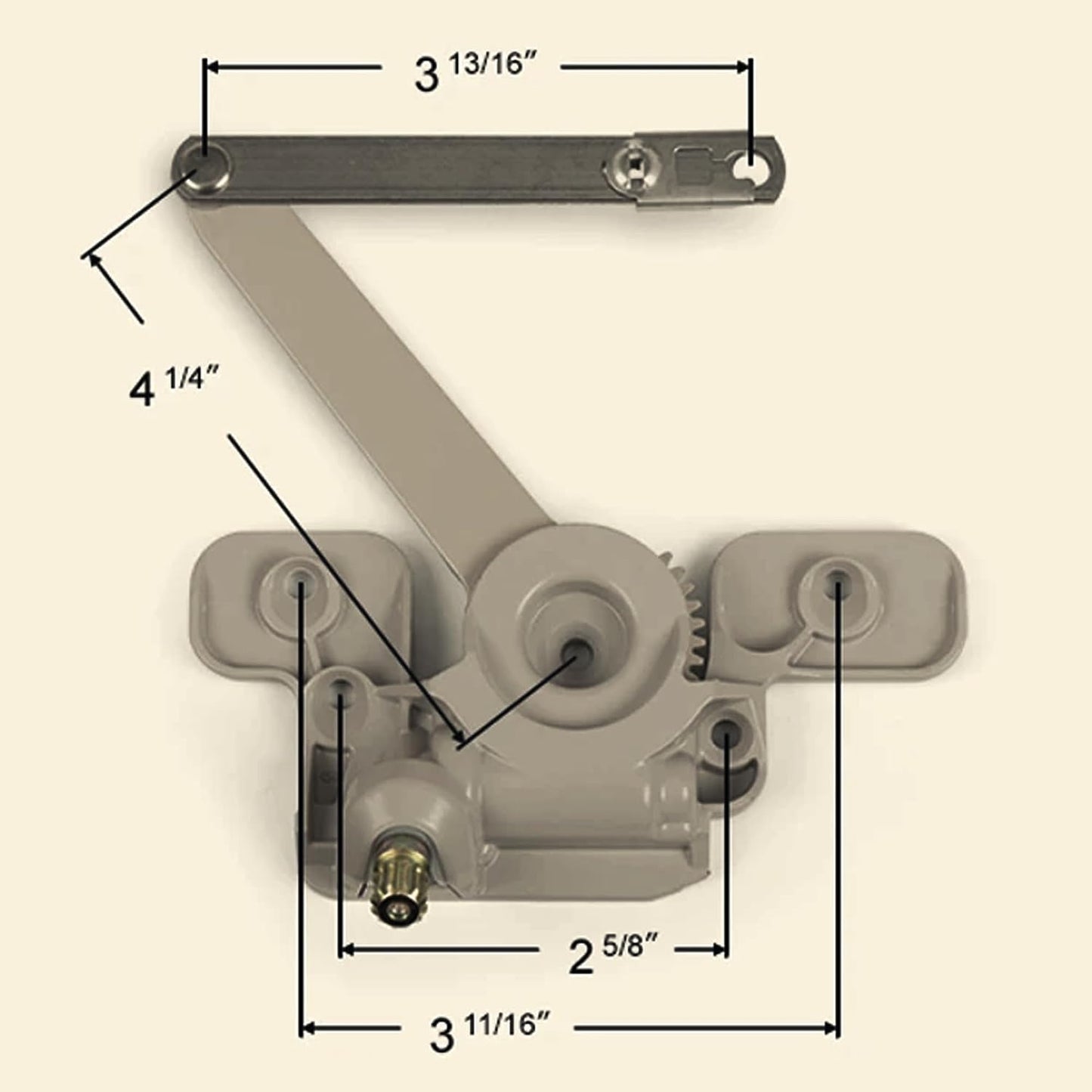 Operador brazo dividido ventana abatible comp Andersen 1361484