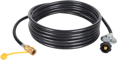 Manguera propano 12ft regulador 3/8 conector rápido