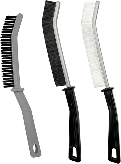 Cepillo ranuras cerdas duras para inodoro cocina baño