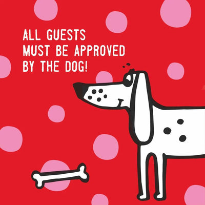 Servilletas de bebidas con diseño de perros 5x5 pulgadas 40 unidades