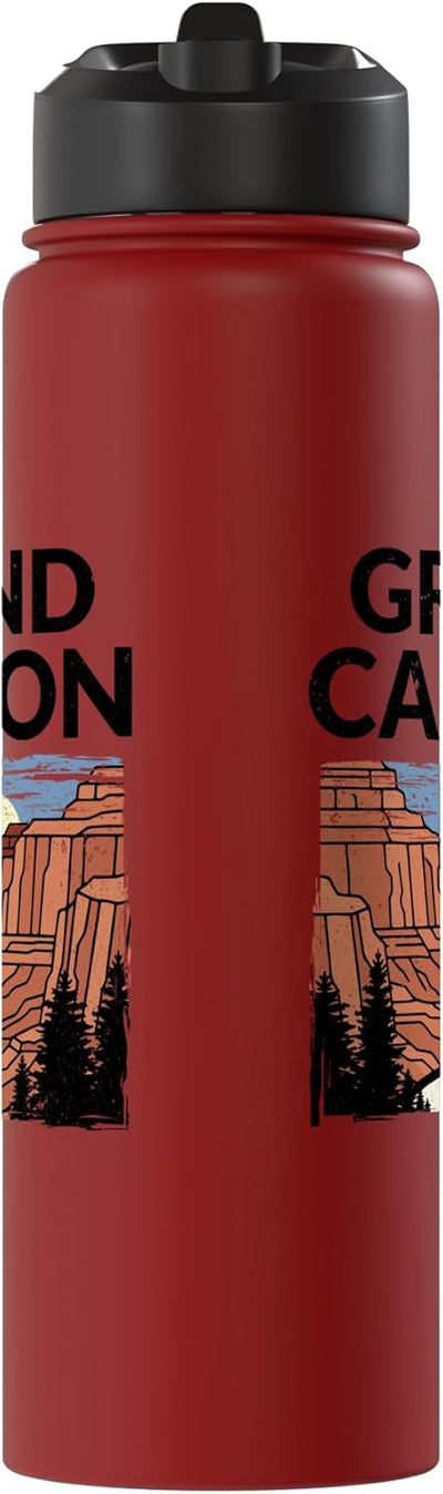 Botella de agua acero inoxidable aislada Grand Canyon
