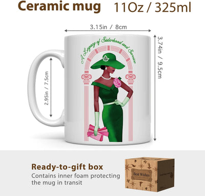 Taza Café para Mujeres Hermanas Regalo 11oz