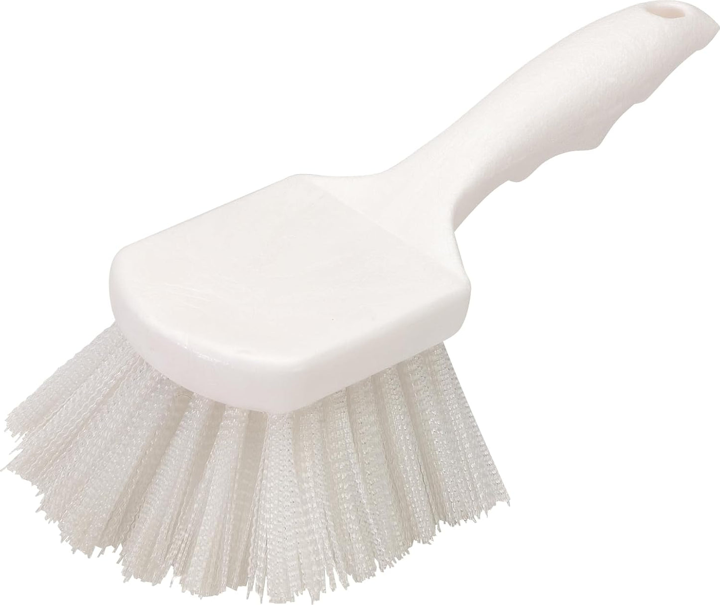 Cepillo fregar utilitario plástico cerdas nylon 8pulg blanco