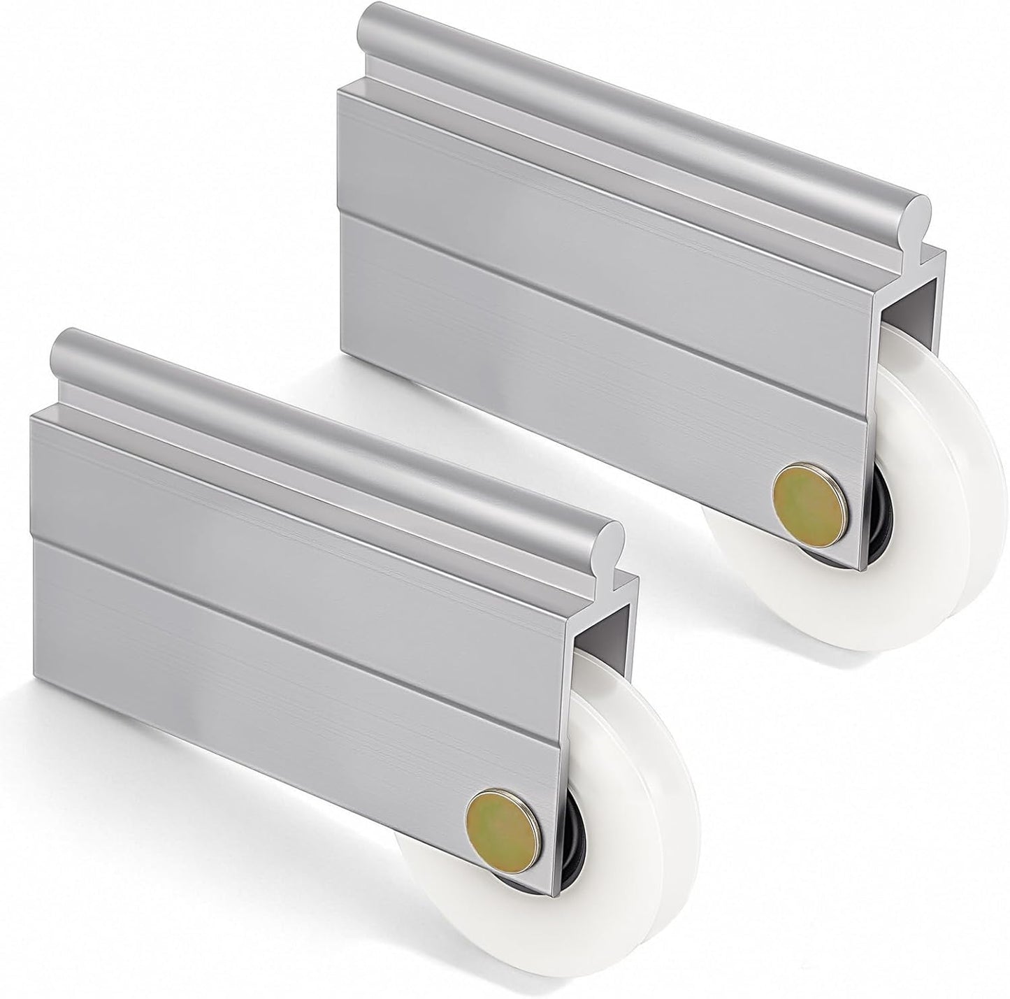 2 Ruedas corredera 1.5pulg con rodamiento nailon