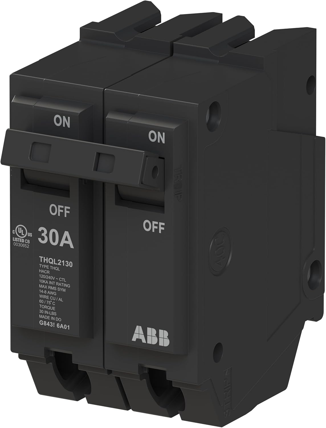 Disyuntor Q-Line THQL2130 doble polo 30 A 120/240 VCA