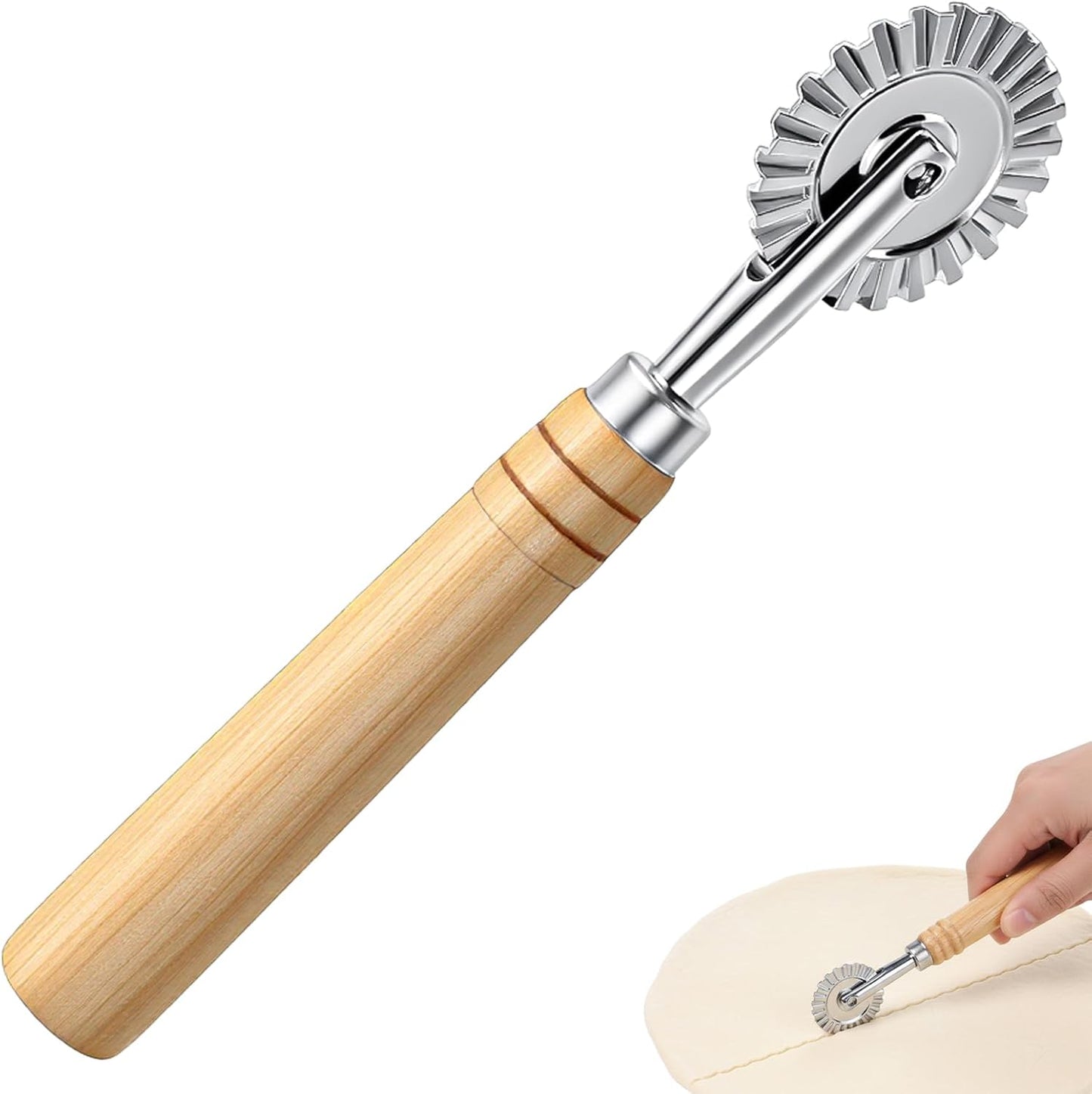 Rueda cortadora pasta ravioles 6.7pulg