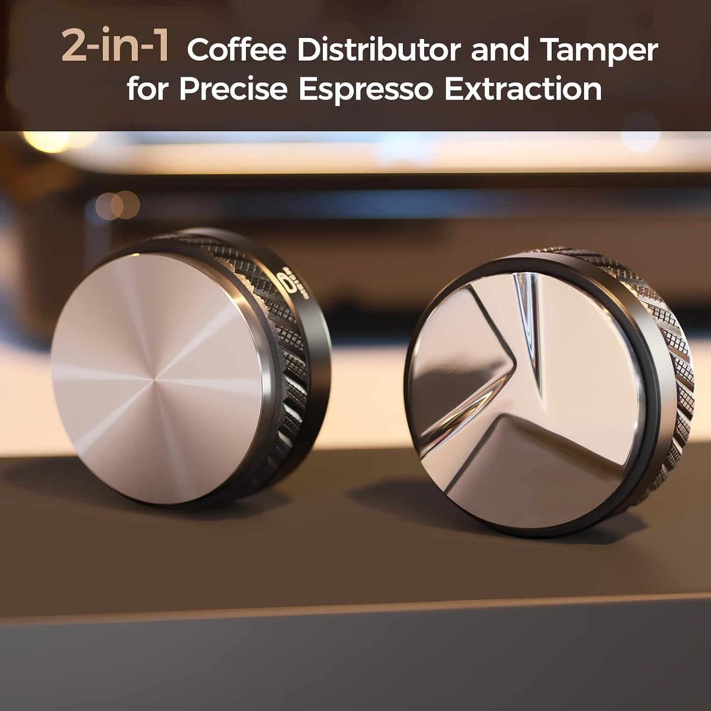 Nivelador espresso doble cara antiadherente