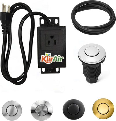 Kit interruptor aire acero inox pulido