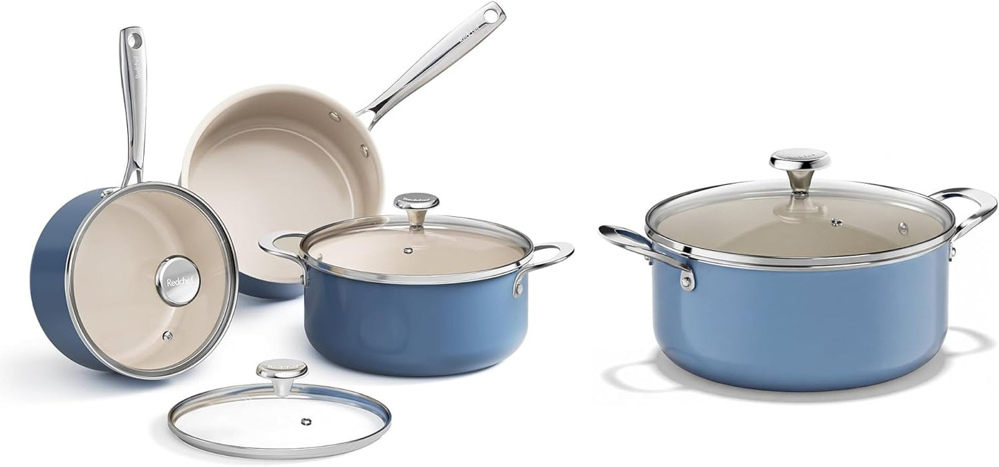 Juego Ollas Inducción 5qt con Tapa Comp Calor