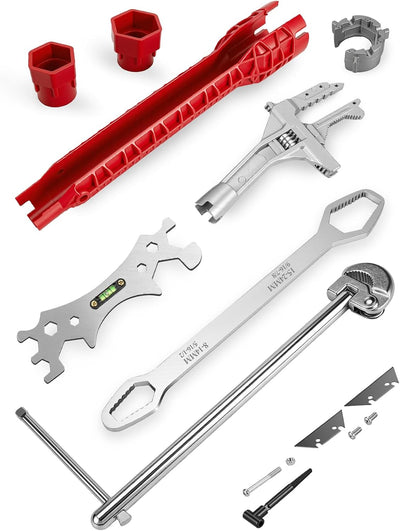 Set 6 llaves multifuncionales para fregadero y lavabo cocina baño