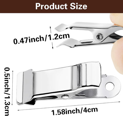 10 Clips Metal Mini para Manualidades y Luces Colgantes
