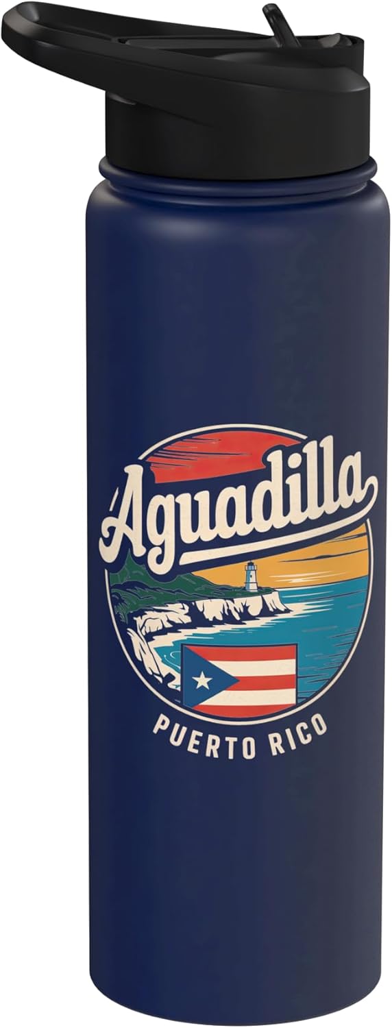 Botella agua aislada acero inox Puerto Rico