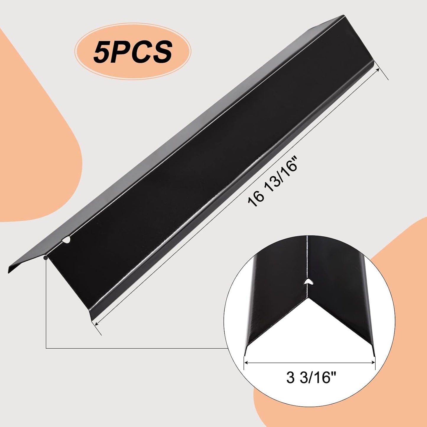 Repuesto placas térmicas parrilla Brinkmann set 5