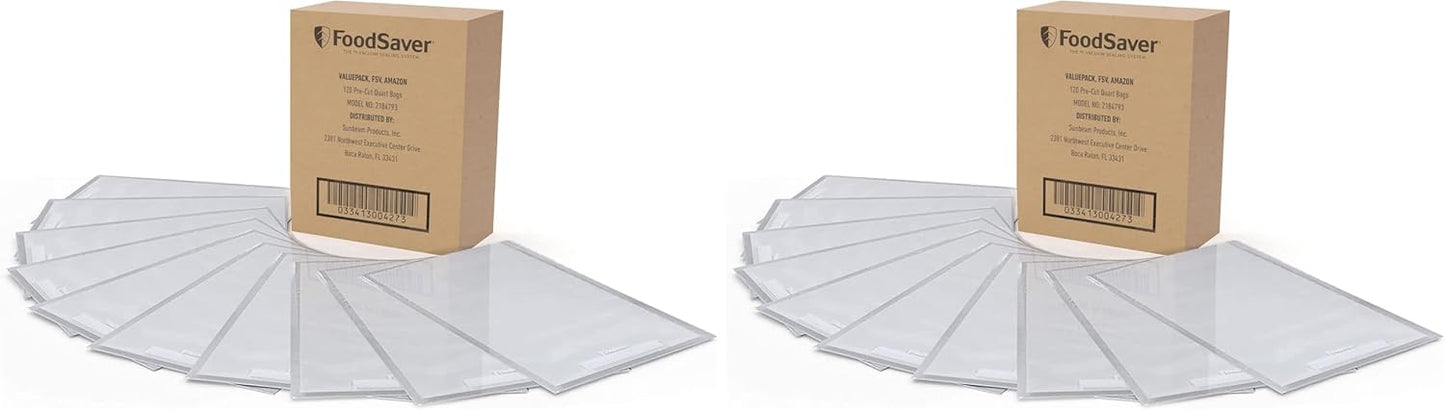 Bolsas sellado al vacío FoodSaver 1qt pack 2