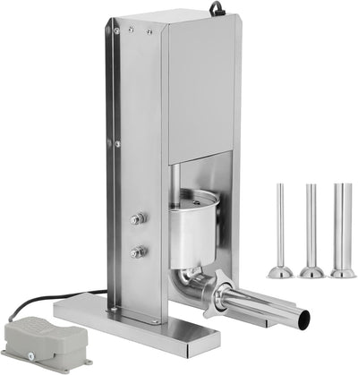 Máquina embutidora eléctrica acero inox 304 2L control pedal