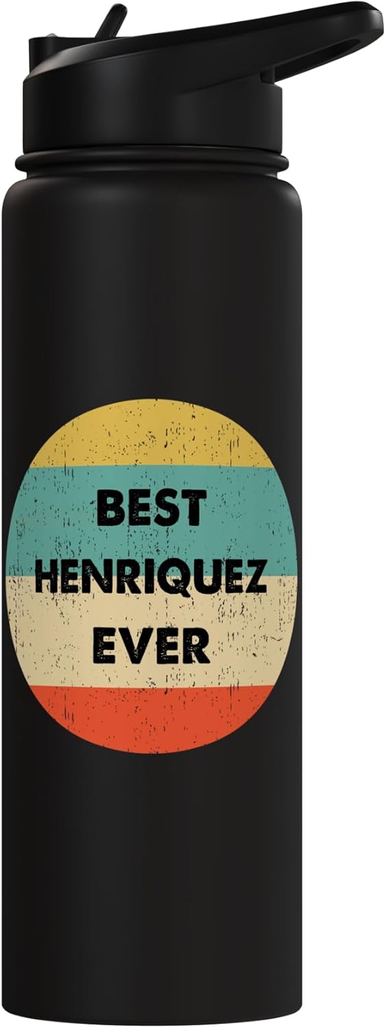 Botella de agua acero inoxidable Henriquez Name