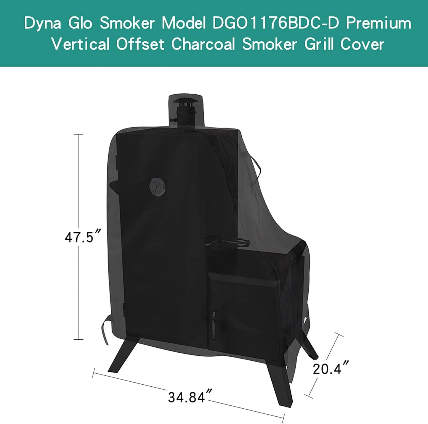 Cubierta parrilla Dyna Glo DGO1176BDC-D smoker