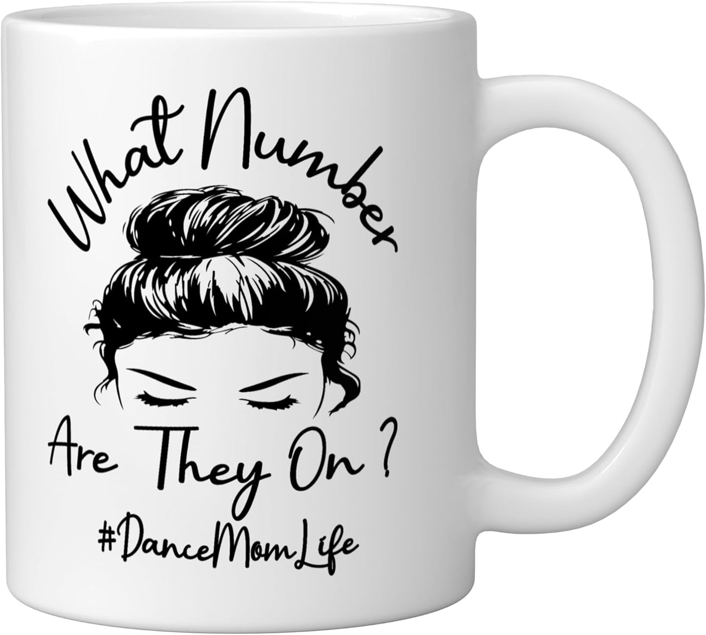 Taza cerámica para Madre's Day con dibujo divertido de baile