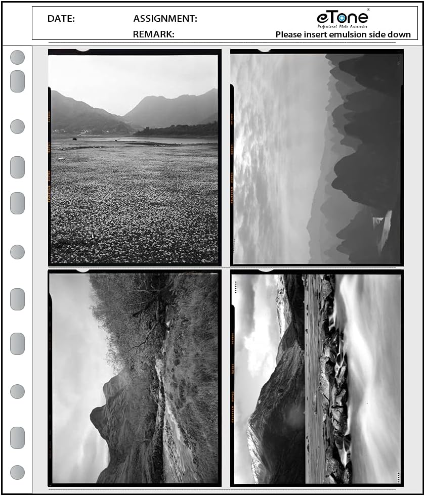 50 Hojas Almacenamiento Archivos 4x5 Negativas