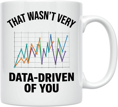 Taza de café divertida para analistas y estadísticos Casitika