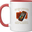 Taza Cerámica con Control Remoto Rojo/Blanco