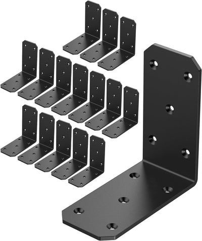 Soportes en L 5x5x2.5pulg 300lb para madera