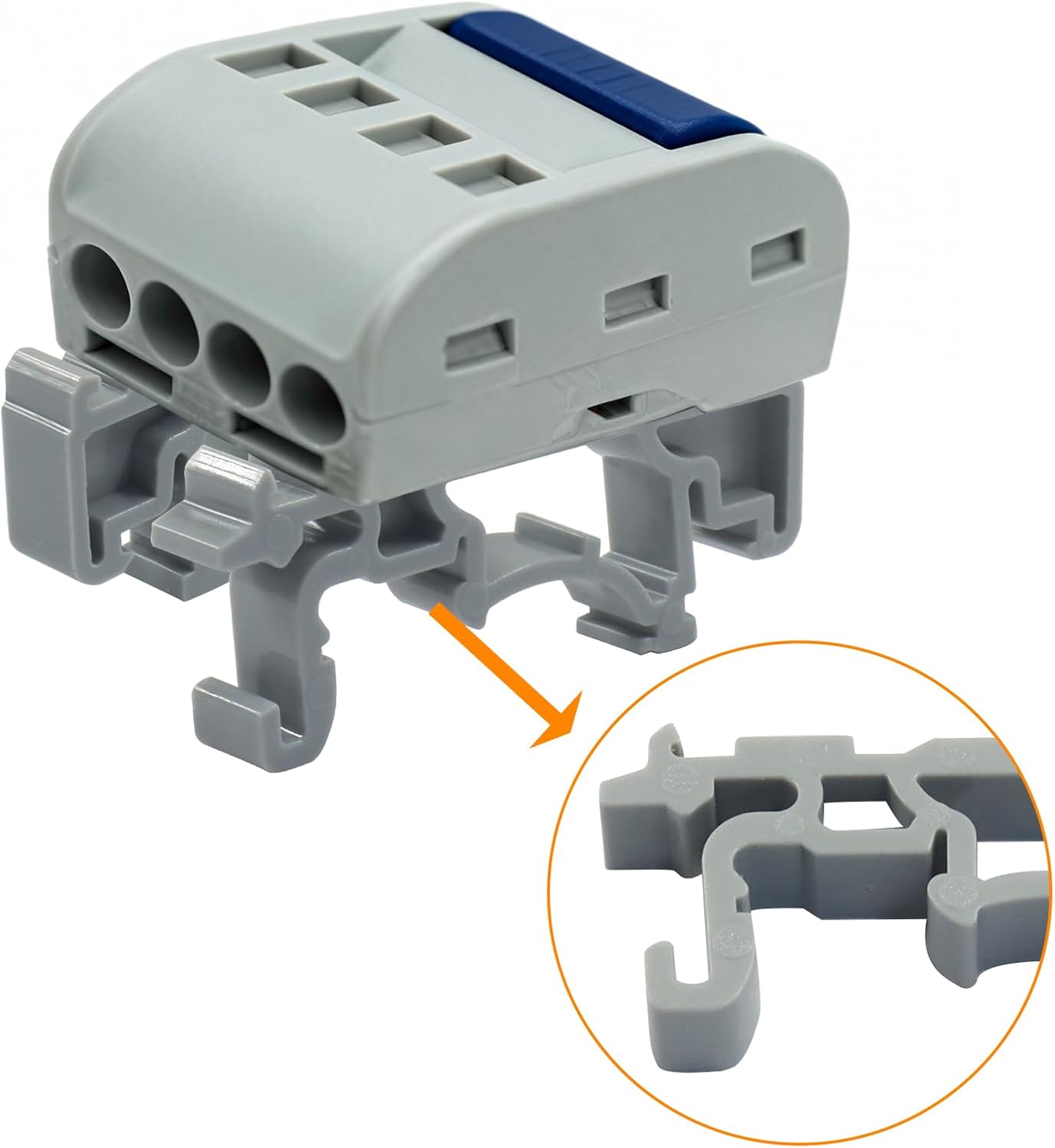 Soporte conectores electricos 20 pzas comp de nailon