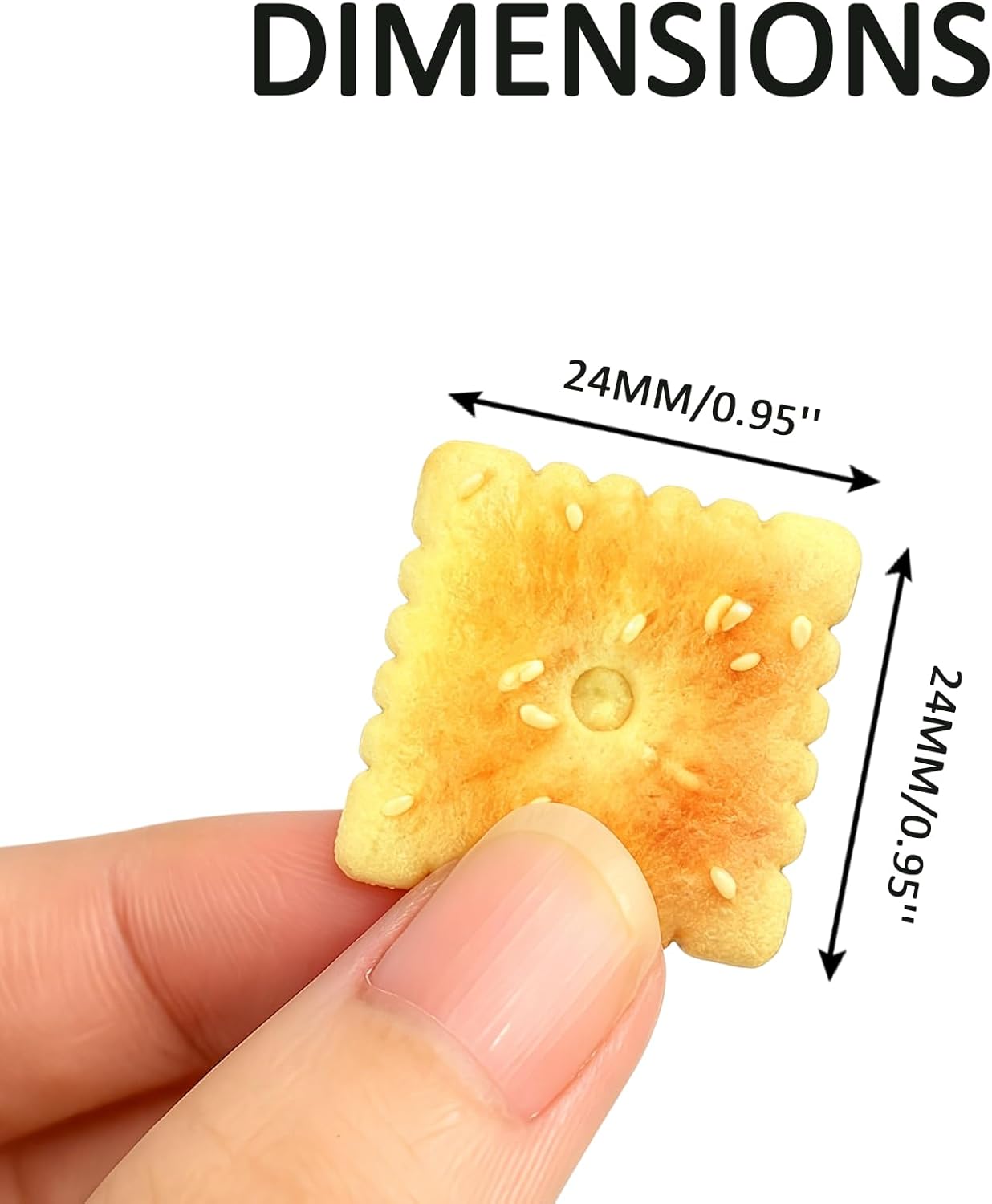 Paquete de 12 imanes de nevera con galletas de queso divertidos