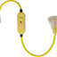 Cable extensión GFCI 3 pies 12/3 AWG exterior 3 salidas iluminadas